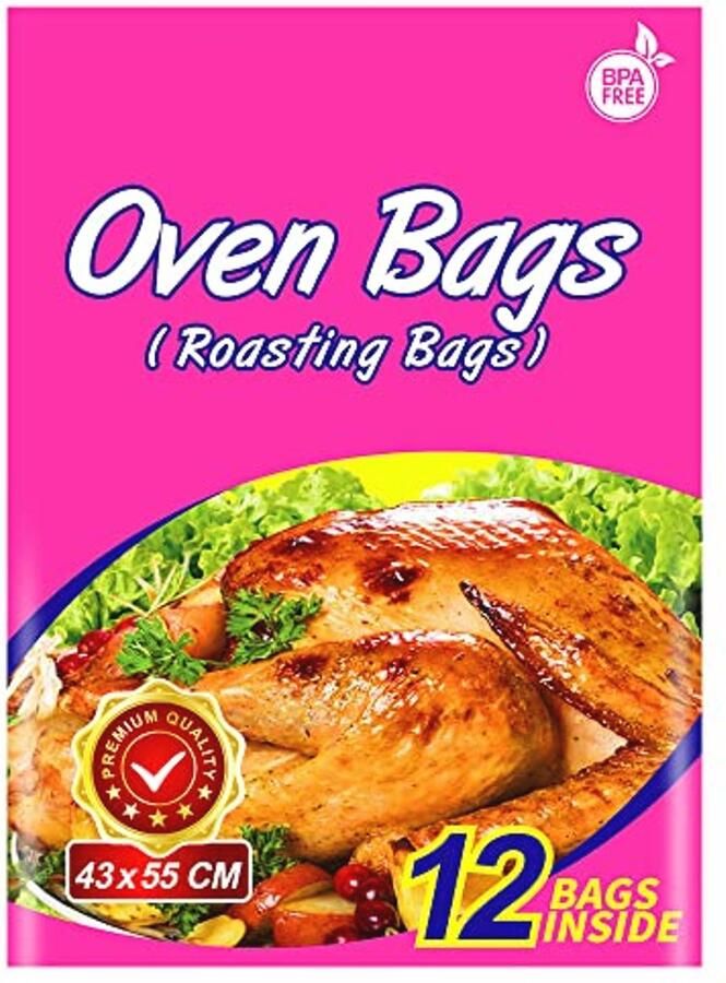 Grote Roosteren Oven Tassen voor Vlees en Groenten 12 Stuks (43 x 55 cm)