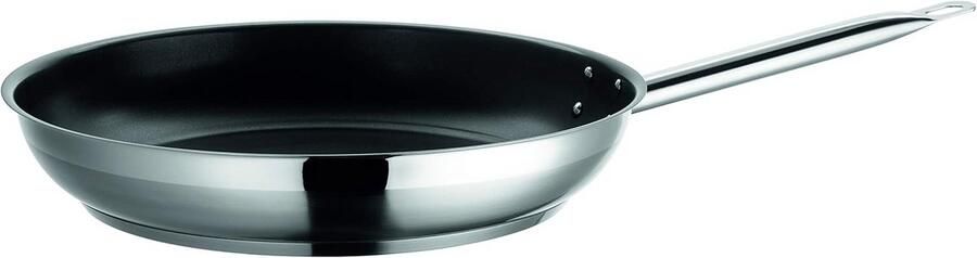 Grote RVS Braadpan met Antiaanbaklaag 32 cm Professionele Kwaliteit - Foto 2