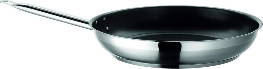 Grote RVS Braadpan met Antiaanbaklaag 32 cm Professionele Kwaliteit