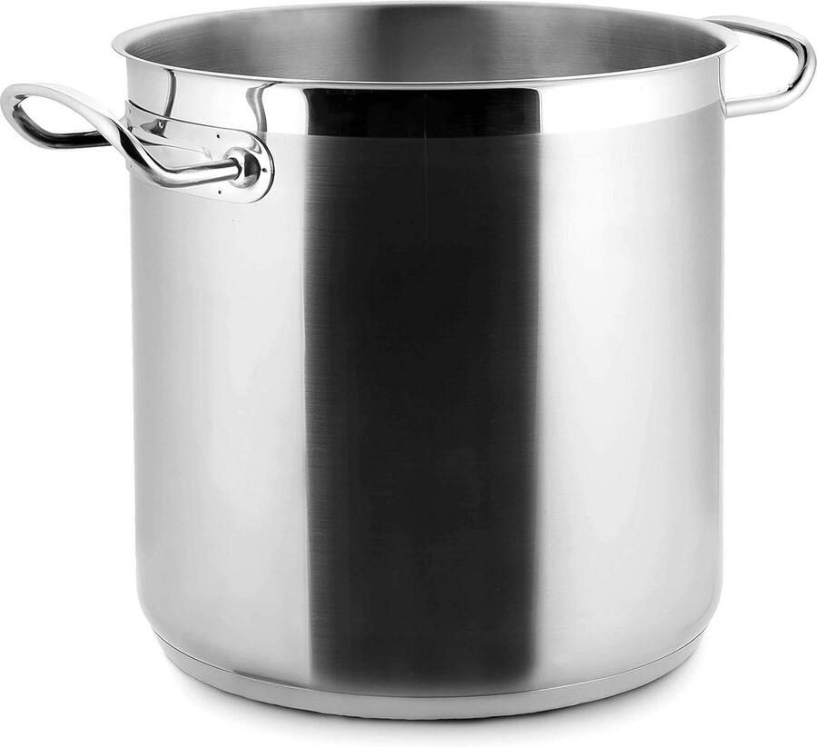 Grote RVS Pan zonder Deksel Diameter 36 cm Geschikt voor Inductie