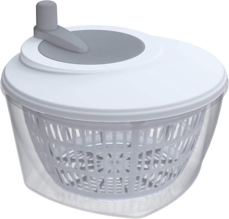 Grote Salade Centrifuge Kunststof Wit 24 CM