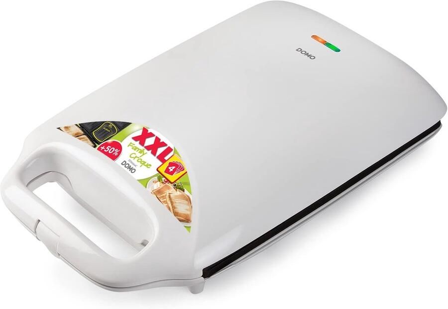 Grote Sandwichmaker Tosti IJzer Gezin Maaltijden Vier Stuks Tegelijk 27 bij 32 Rood