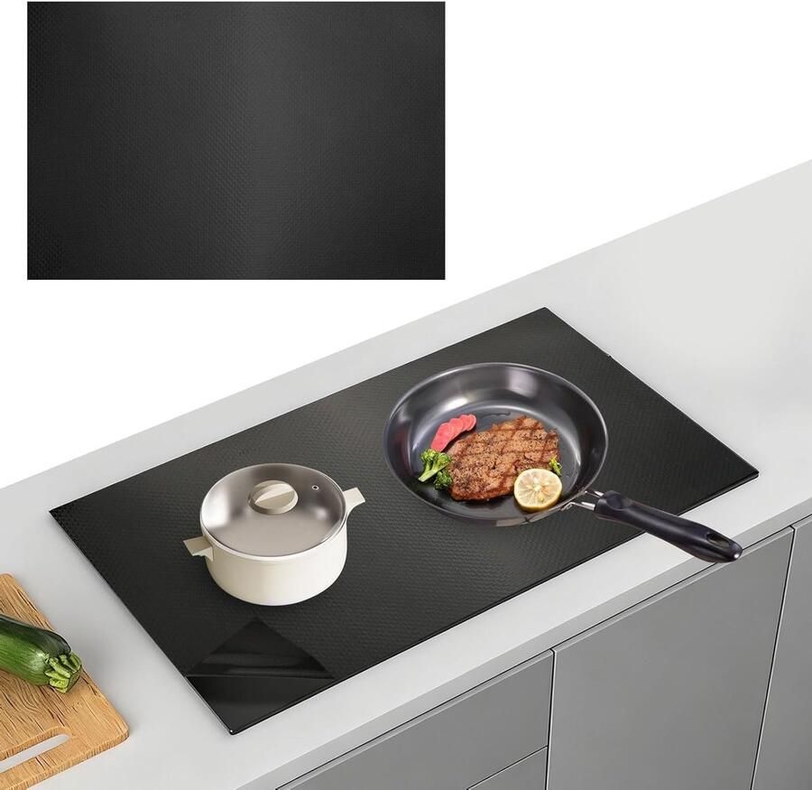 Grote Silicone Beschermmat voor Inductiekookplaat 54 x 90 cm Hittebestendige Onderlegger Multifunctionele Keukenaccessoire Magnetische Bescherming