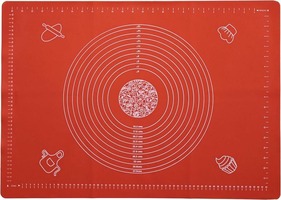 Grote Siliconen Bakmat 70x50 cm Antiaanbak & Hittebestendig voor Oven