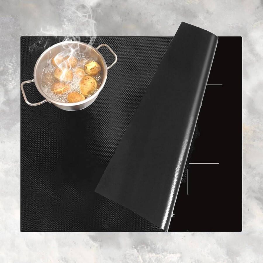 Grote Siliconen Beschermingsmat voor Inductiekookplaat Magnetische Fornuisafdekplaat 52 x 60 cm