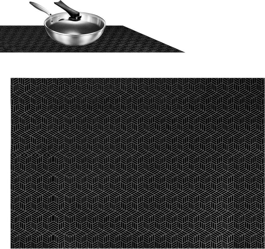 Grote Siliconen Beschermmat voor Inductiekookplaat 52 x 78 cm Hittebestendig Antislip en Duurzaam
