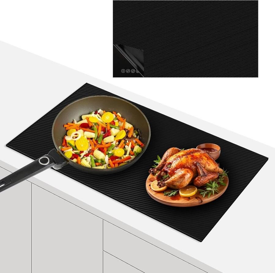 Grote Siliconen Beschermmat voor Inductiekookplaat 52x78 cm