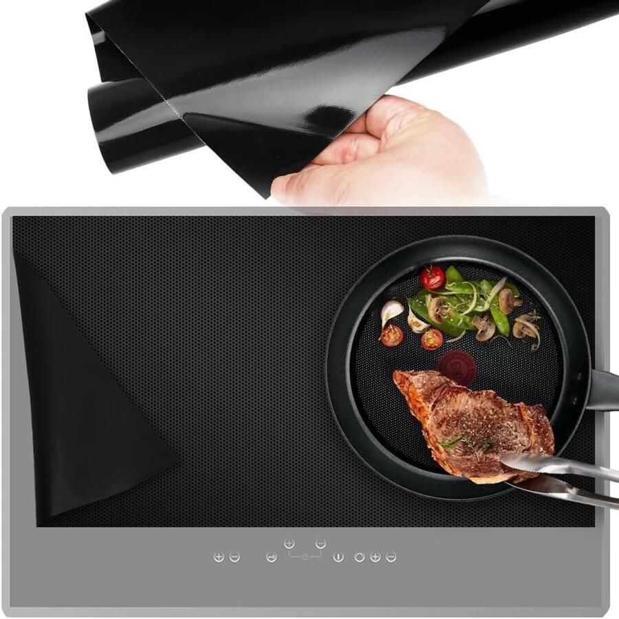 Grote Siliconen Beschermmat voor Inductiekookplaten 78 x 52 cm Hittebestendig Antislip en Duurzaam