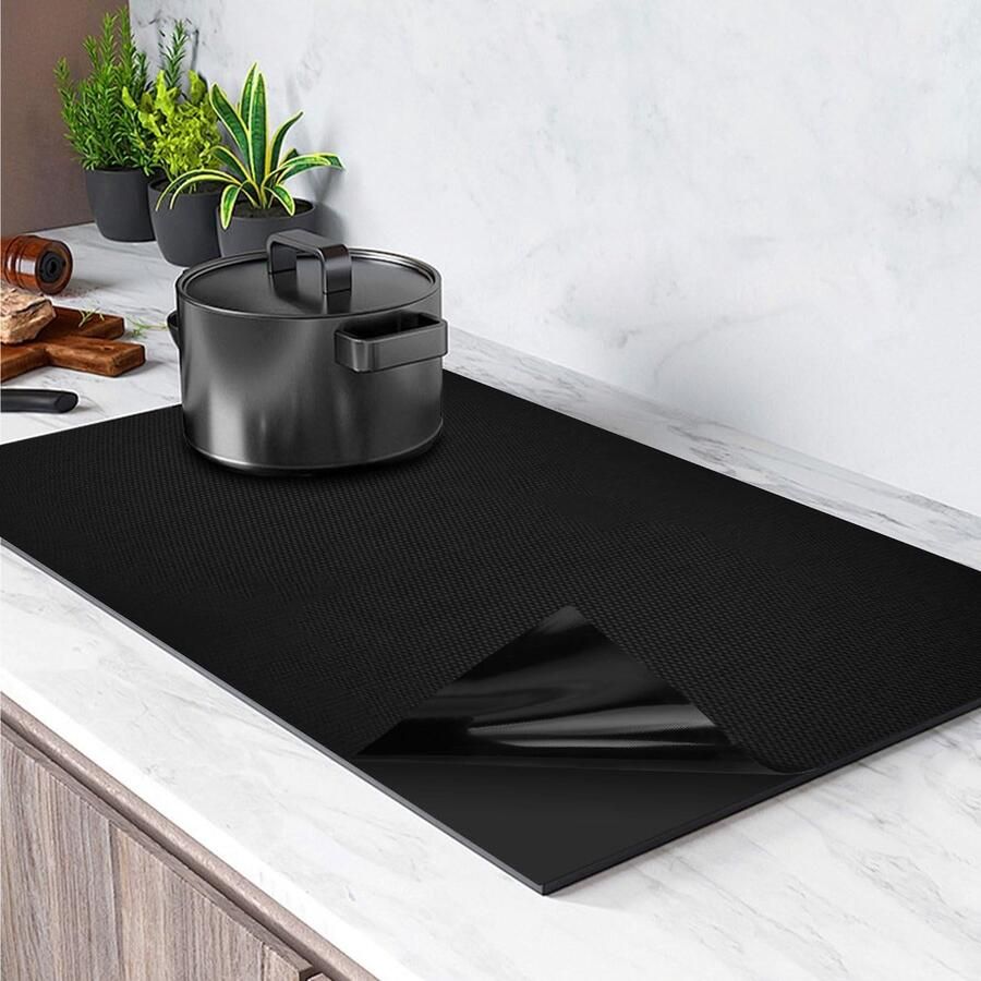 Grote Siliconen Inductiemat Multifunctionele Beschermmat voor Inductiekookplaat 52 cm x 61 cm Hittebestendig en Antislip
