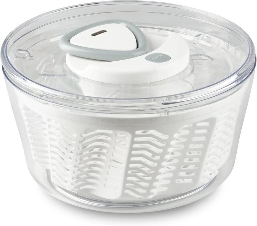 Grote Slacentrifuge met Hendel voor Salade en Groenten Vaatwasserbestendig