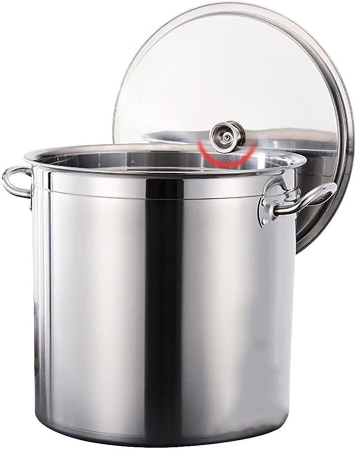 Grote Soeppan Diepe Kookpan Grote Hoeveelheden Koken Inductie Geschikt 20 Liter