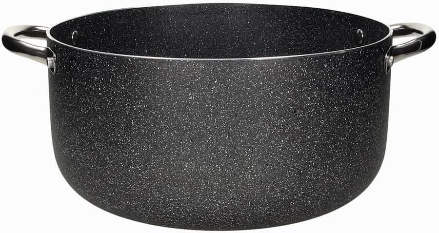 Grote Soeppan Kookpan Grote Maaltijden Inductie Geschikt 28 cm Zwart