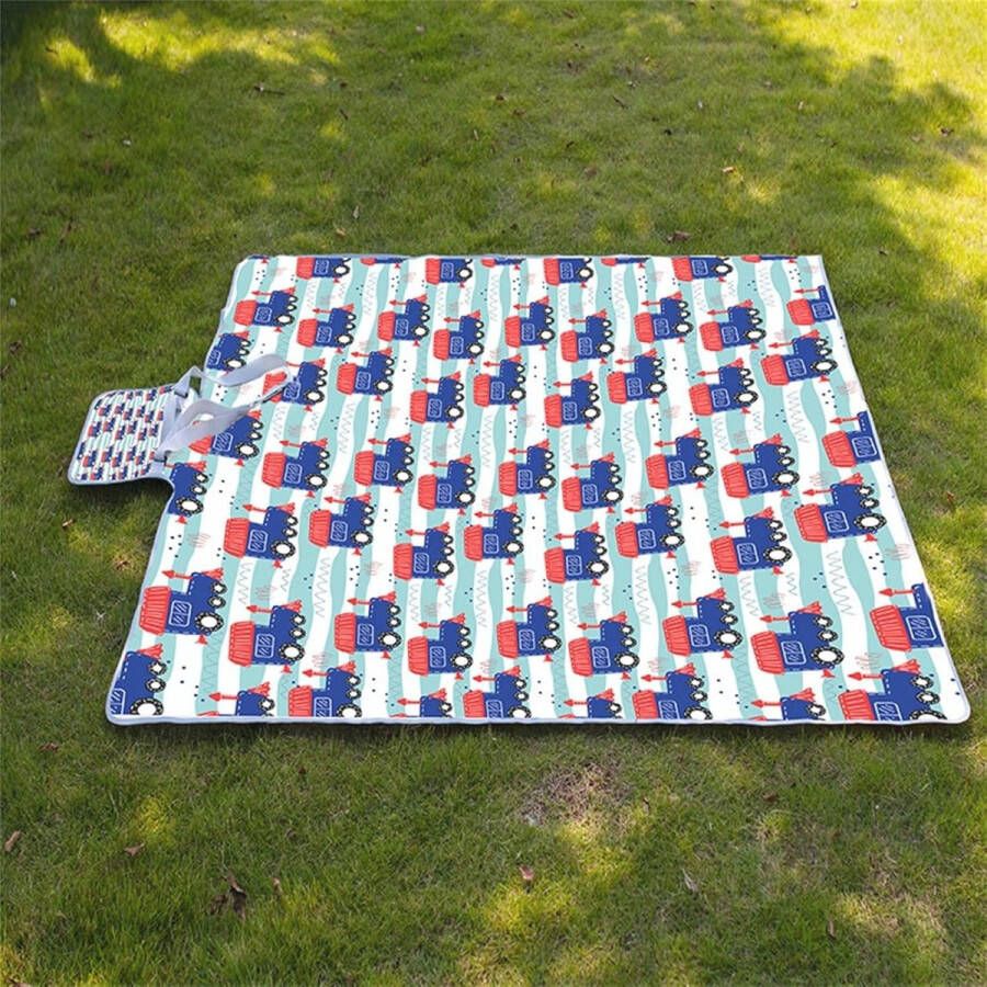 Grote Waterdichte Picknickdeken 200x300cm met Draaggreep Machinewasbaar en Geschikt voor Buiten