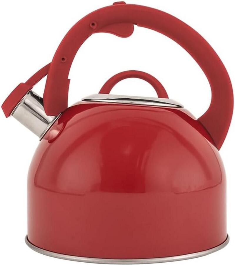 Grote Waterkoker 2 5L Rood voor Alle Warmtebronnen Inclusief Inductie