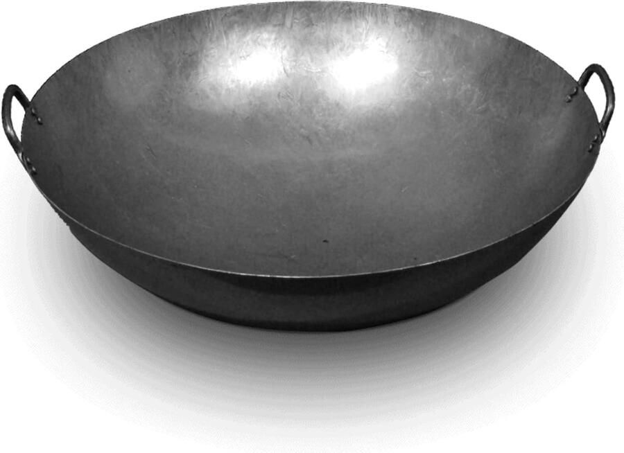 Grote Wok Pan Kookpan Oosters Professioneel Koken Rond Bodem Ontwerp 70 cm Diameter