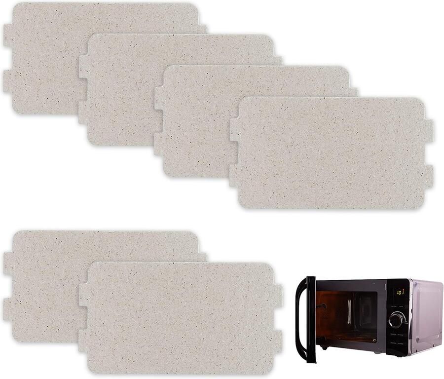 Gsedaox-Mica Sheet Magnetron-6 stuks-Reparatieonderdelen voor Mica Sheet Magnetron-Geschikt voor magnetrons en andere elektrische apparaten Isolatie