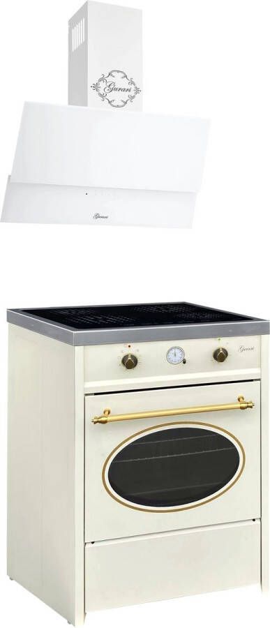 Gurari Fornuis GCH E 612 Cr r Retro Inductie 60 cm Range Coocker 60 L + Afzuigkap GCH 268 WH 6 Prime Afzuigkap 60cm - Foto 2