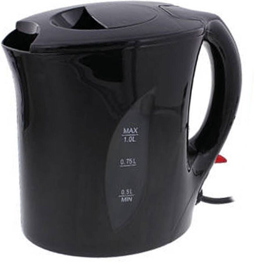 H&E 1200 Watt 1 Liter Zwarte Waterkoker Efficiënte en Stijlvolle Kookoplossing - Foto 2