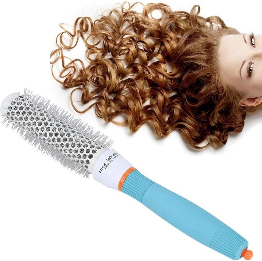Haarborstel voor Föhn – Professionele Thermische Stylingborstel met Keramisch-ION-Technologie Antistatisch & Lichtgewicht Ideaal voor Krullen Volume & Glanzend Haar (25