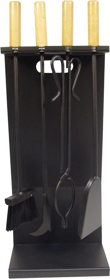 Haard afdichtingsset Oven afdichting Haard onderhoud Robuust materiaal 18 x 26 x 65 cm Zwart