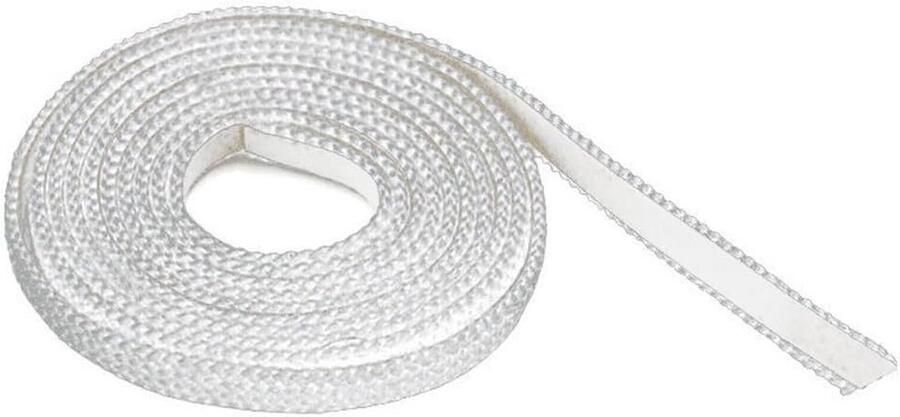 Haard Tape Kachel Touw Oven Afdichting Hittebestendig Materiaal 12 x 3 mm Wit