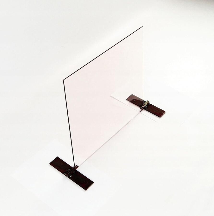 Haardglas Oven glas Hittebestendig Dubbelzijdig geslepen 182 x 157 mm Helder