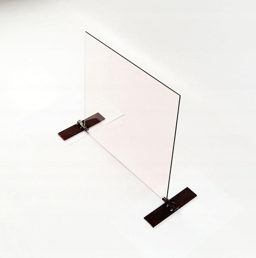 Haardglas Oven glas Vuur zichtbaar Hittebestendig 800°C 453 x 418 mm Helder - Foto 1