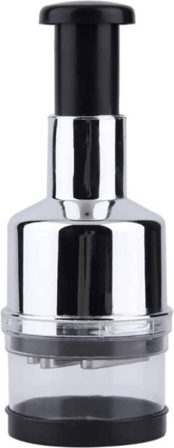 Hakmolen Handmatig Ontworpen Voor Efficiënte Snijwerkzaamheden Uiensnijder & Uienhakker Scherpe Roestvrijstalen Messen 1 Stuks Ideaal Voor Huishoudens Zilver