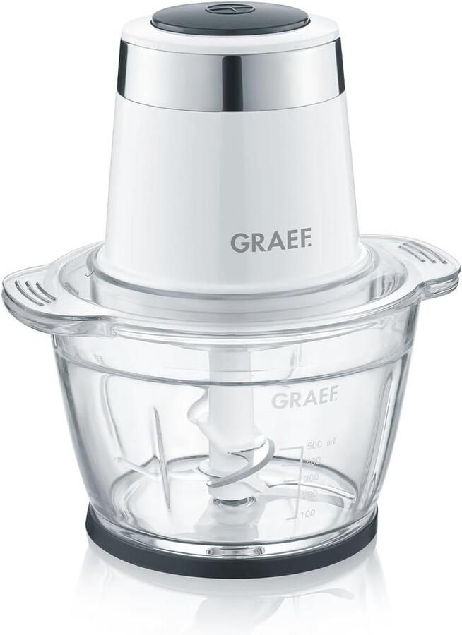 Hakmolen voor Keuken met Krachtige Motor en Glazen Container