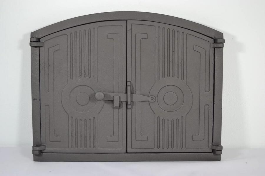 Halfronde Gietijzeren Ovendeur voor Pizza- Brood- en Rookovens