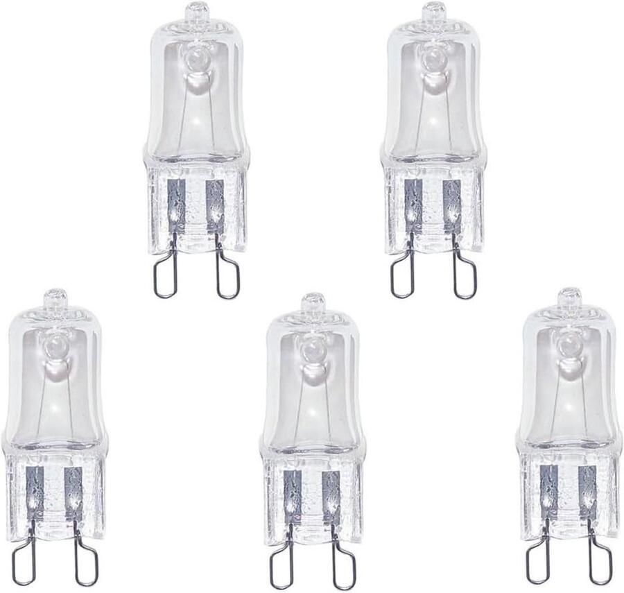 Halogeenlamp G9 Lamp Oven Verlichting UV-stop Bescherming 18mm x 50mm Warm Wit