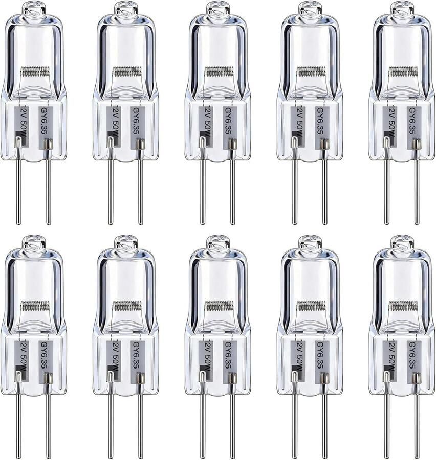 Halogeenlampen G4 Watt Lampen Afzuigkap Verlichting Flikkervrij Dimbaar 12V 50W Warm Wit