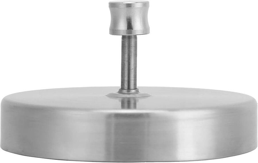 Hamburger Patty Maker Hamburgervorm pers Gehaktbrood maken Verstelbare dikte 11 x 11 x 5 cm Zilver