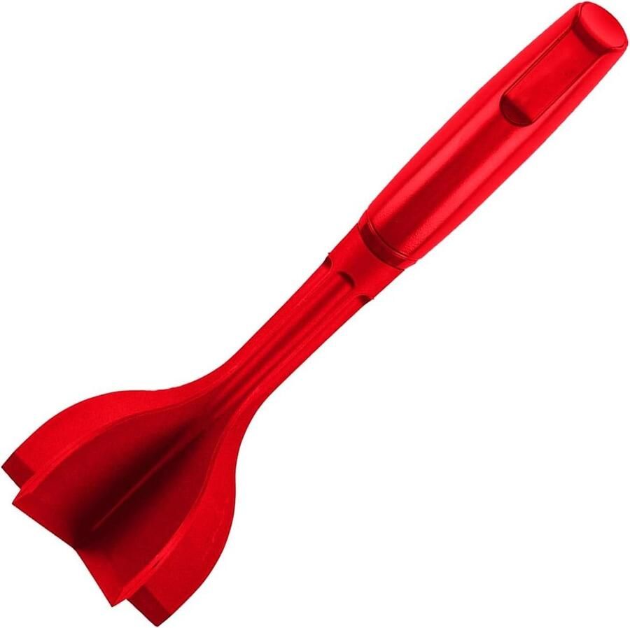 Hamburgerhakselaar Vleesmolen Keukengerei Maaltijden Bereiden Ergonomische Handgreep 25 cm Rood