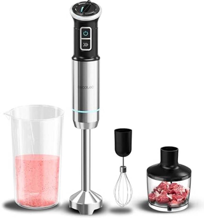 Hand Blender 1100W met Turbofunctie en XL Voet