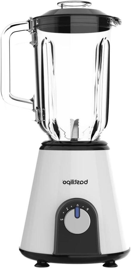 Hand blender BVA-800 B hand blender 800 W with 6 stainless steel blades and 1.5 l glass jug 2 speeds with pulse function