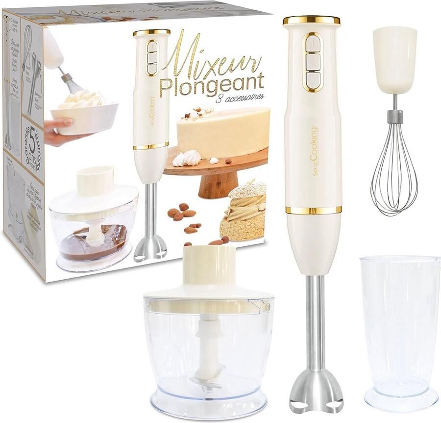 Hand Blender en Hakker 600W Koken en Bakken