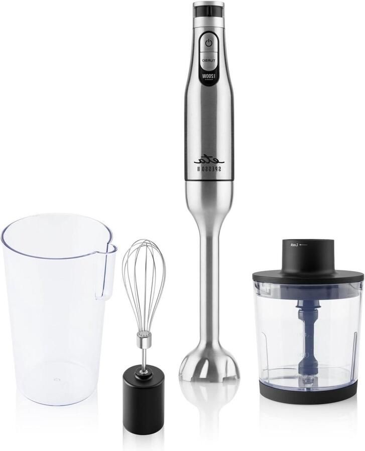 Hand Blender Staafmixer Keukenmixer Snel Ingrediënten Mixen Krachtige DC Motor 600 ml Container Roestvrij Staal