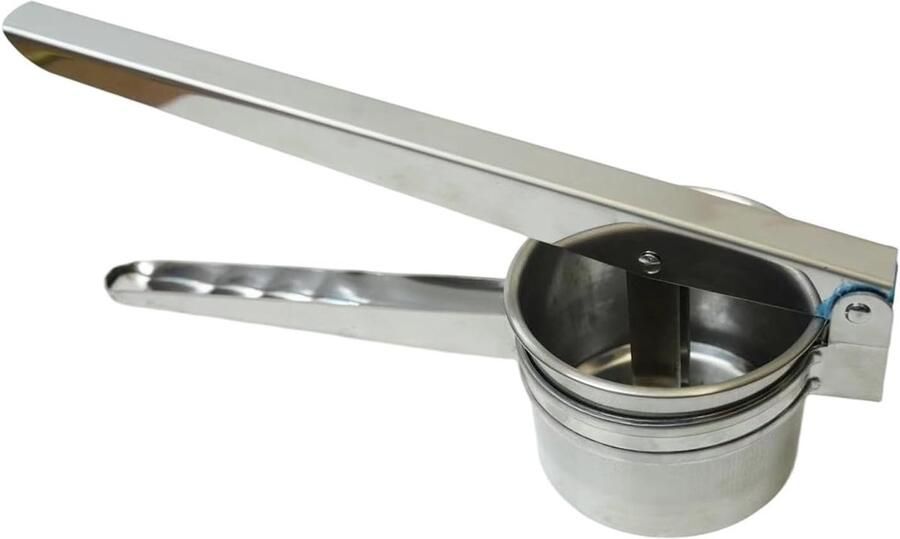 Citroenpers Keuken Handpers Gadget Verse Sappen Maken Dubbele Functie Hakmolen 27.5 cm Lengte Zilverkleurig