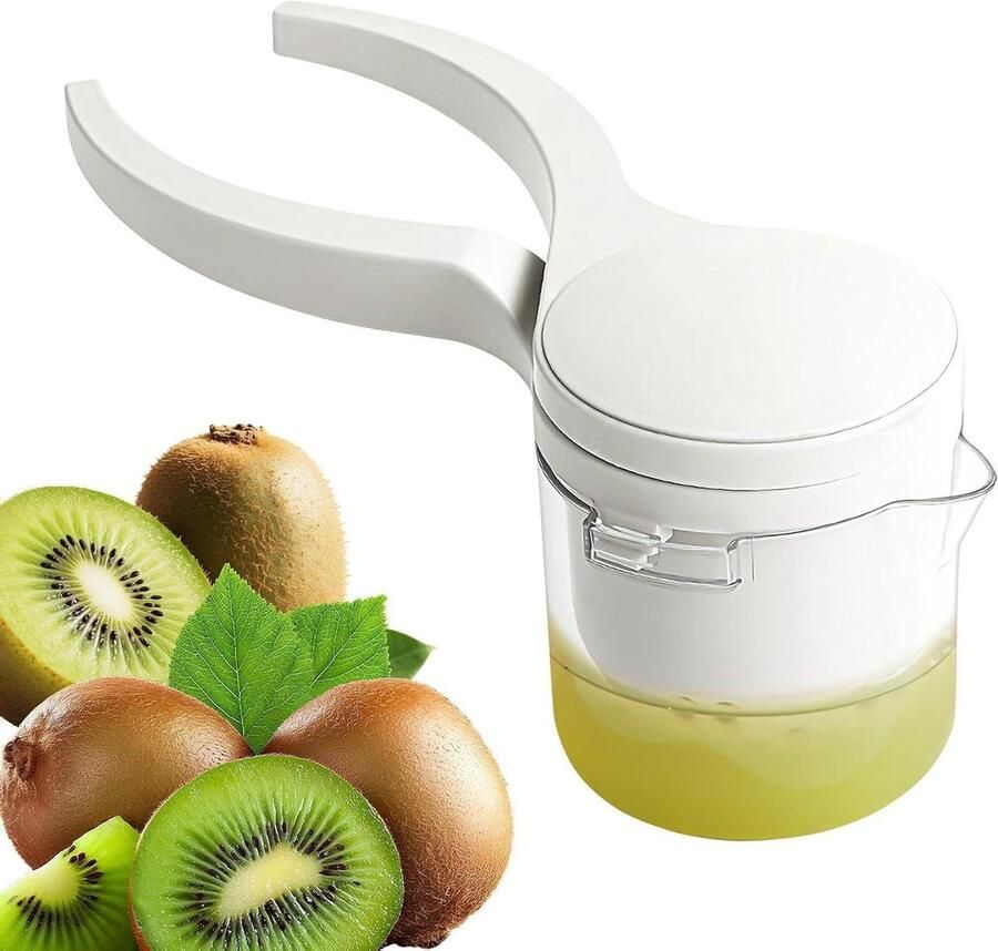 Hand Juicer Fruit Extractor Sap Maken Duurzame Constructie 28 x 11 x 28 cm Wit