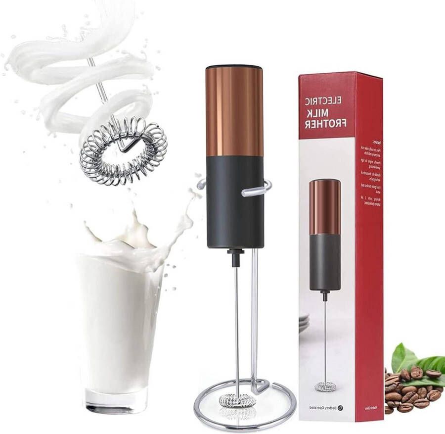 Hand milk frother Stainless steel spiral Better oxygenation Cappuccino latte