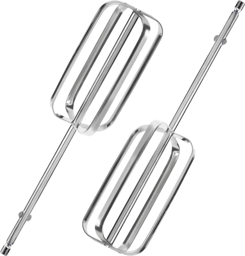 Hand Mixer Bijlagen 2 Stuks RVS Kloppers voor Elektrische Mixers