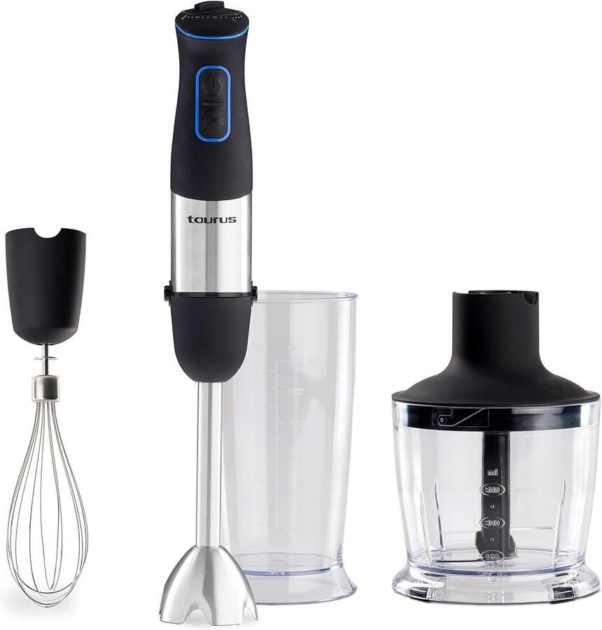 Hand mixer Plus 1000W stainless steel black High quality mixing power