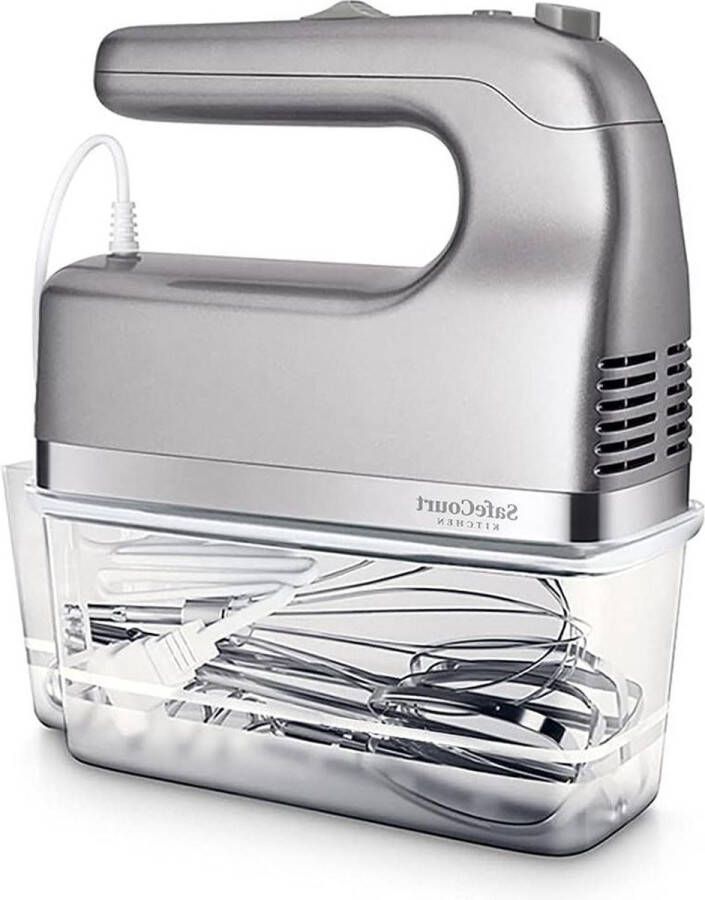 Hand mixer Storage base with Beaters-Dough hooks-Whisk