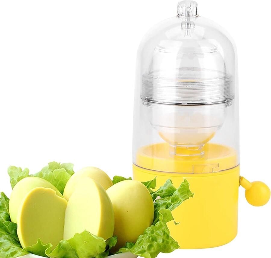 Handaangedreven ei-mixer Schneebesen Handaangedreven gouden ei-maker met trekkoord Eidooier witte mixer Keukenhulpmiddel
