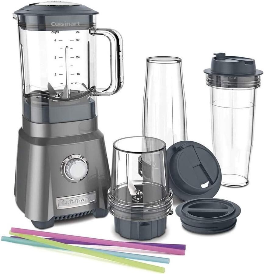 Handblender Keukenmixer Smoothies Maken 3 Snelheden Instelbaar 32 Ounces Zwart