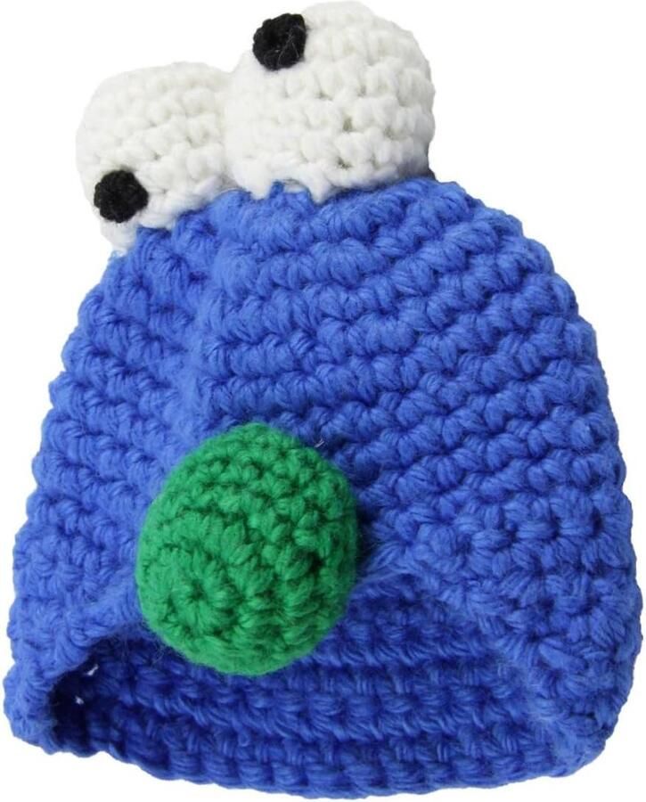 Handgehaakte Eierwarmers 'Funky Eggs' voor Kookeilanden Stoer Ontbijt