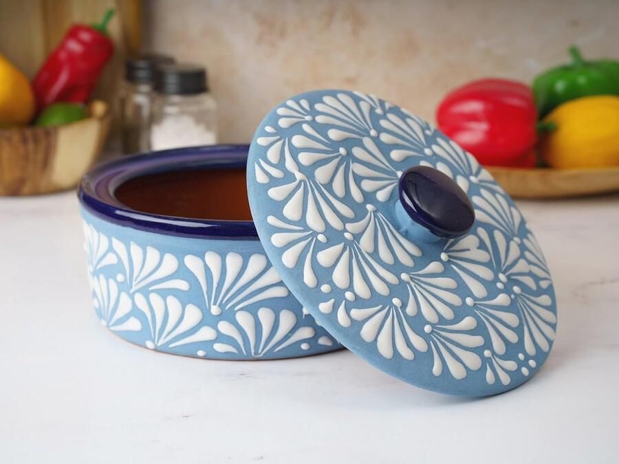 Handgemaakte Keramische Tortilla Warmer voor Perfecte Warmte en Smaakbeleving