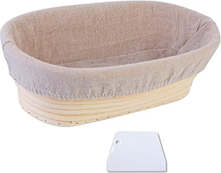 Handgemaakte Ronde Broodmand voor een Perfecte Rijs