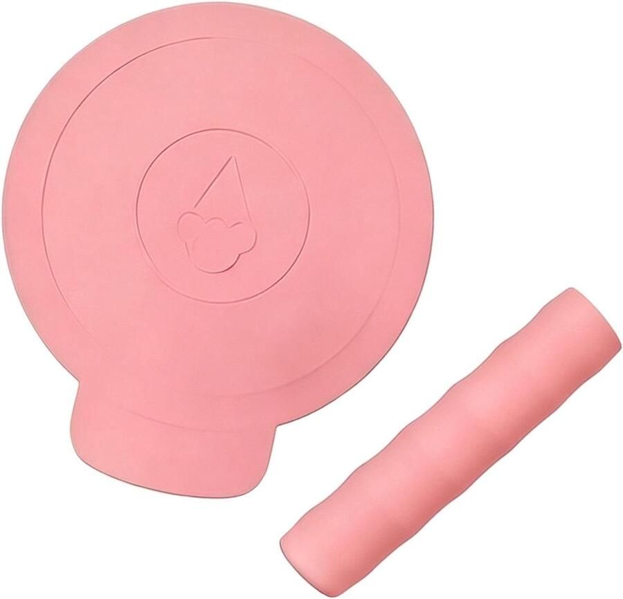 IJsmachine Handgreep Hoes Antislip Grip Verbeterde Controle Zacht Siliconen Ontwerp 2-Delige Set Zwart